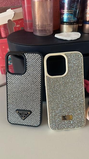 Məhsul: Parıltılı telefon qabıların dəsti (2 ədəd) 14 pro max. Prada — 1