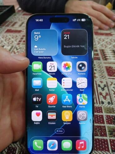 Alcatel: IPhone 16 Pro, 256 GB, Desert Titanium, Qırıq — 3