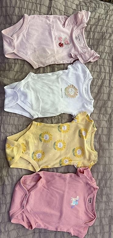 Uşaq bədənləri dəsti - 4 ədəd qısaqollu bodi - Rəng və naxışlar: açıq lalafo.az -da Uşaq bədənləri dəsti - 4 ədəd qısaqollu bodi - Rəng və naxışlar: açıq