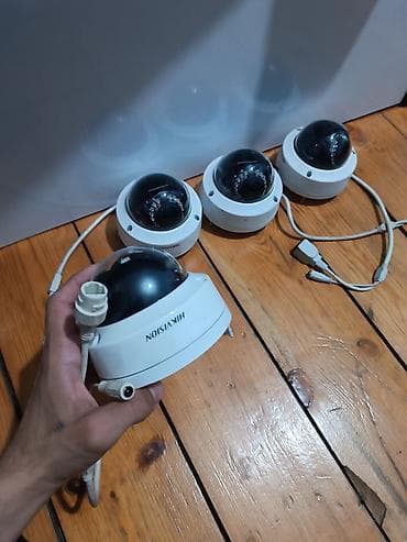 Видеонаблюдение: 1 ədəd 25 AZN çox alınsa endirim olacaq Məhsul: Hikvision dome tipli — 1