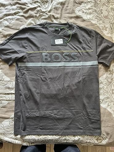 Üst geyimləri: Futbolka, Boss, XL, rəng - Boz — 2