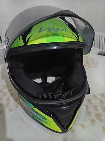 80cc motor: Vega tam üzlü motosiklet dəbilqəsi - Model: Vega, tam üzlü — 1