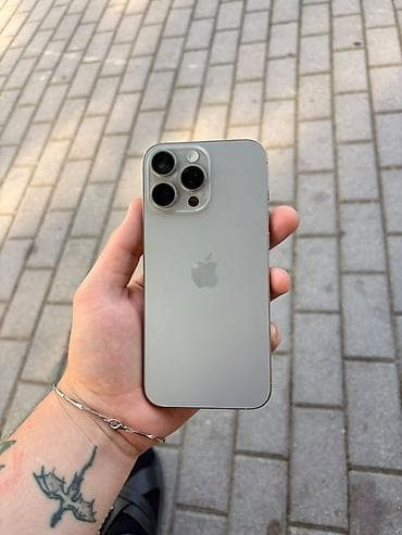 apple 14 pro max dubai: IPhone 16 Pro Max, 256 GB, Gümüşü, Zəmanət — 1