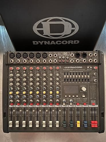 Dynacord PowerMate 600 – gücləndiricili mikser Sifirdan ozum