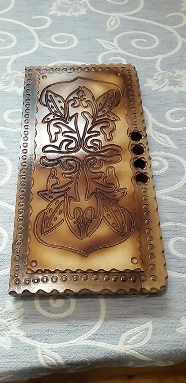 kamp çadiri: Taxta oyma nərd dəsti - Material: tam ağacdan (qatı, cilalanmış), əl — 4