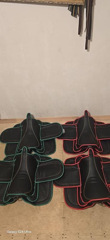 qarabağ atı: At üstünə yəhər – universal model - Material: qara süni dəri, möhkəm — 3