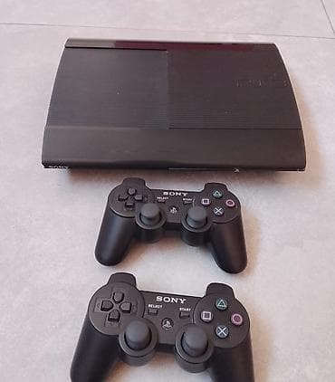 plesteysin: Sony PlayStation 3 Super Slim oyun konsolu seti 2eded pultu ela — 3