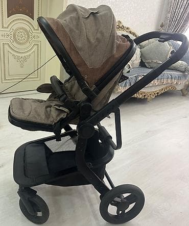 uşaq kreslosu: Çıxarıla bilən beşikli araba, Burbay, İşlənmiş, Yaş: 12-18 ay, Ünvandan götürmə — 3