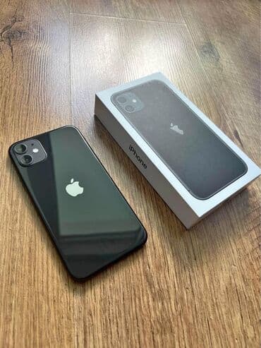 iphone kredit baku: IPhone 11, 64 GB, Qara, Face ID — 1