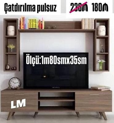 TV altlığı: TV stend / TV altlığı 180AZN💥 ✔️Rəng seçimi var ✔️ Şəhər daxili — 1