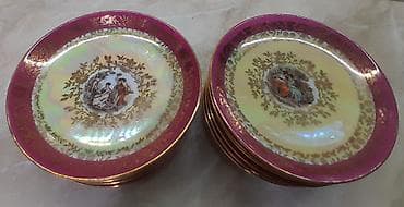 Mətbəx aksesuarları: Çay dəsti, Farfor, 12 nəfərlik, Almaniya — 3