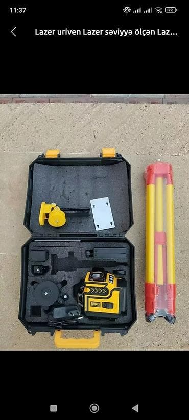 Lazer səviyyə ölçən Lazer uriven Lazer uroven DeWalt 4D 16Xett dərəcə lalafo.az -da Lazer səviyyə ölçən Lazer uriven Lazer uroven DeWalt 4D 16Xett dərəcə