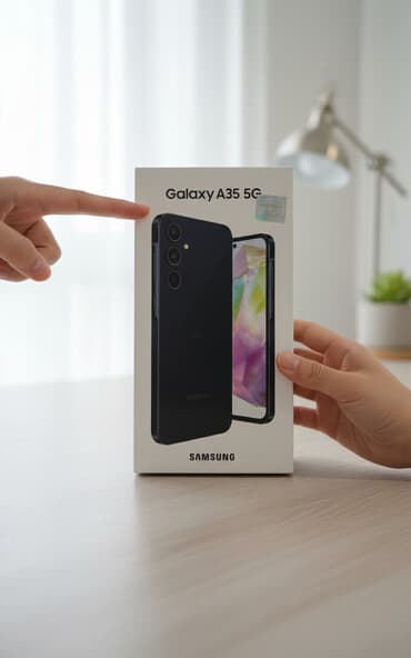 samsung c6712: Samsung Galaxy A35, 256 GB, rəng - Mavi, İki sim kartlı — 1