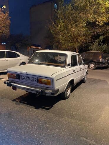 jiquli matoru: VAZ 2106 sedan – ağ rəngli, klassik “Jiquli” dizaynı ilə — 3