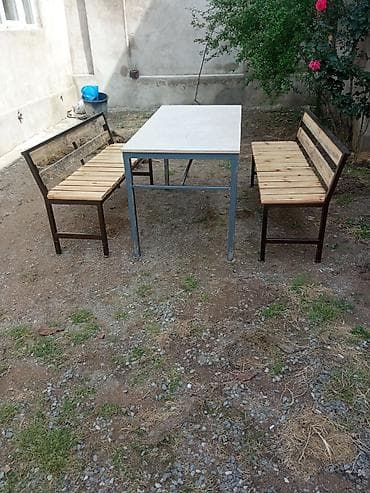 ev esyalari aliram: Bag uçun .uzunlugu 1,5 m.qalın prafilnən yıgılıb.Qiymıti 280 m — 2