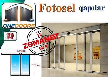 avtomatikdir: Fotosel Qapı Yeni ON-100 Bu qapıların üstün cəhətlərı : ✅ səssiz — 1