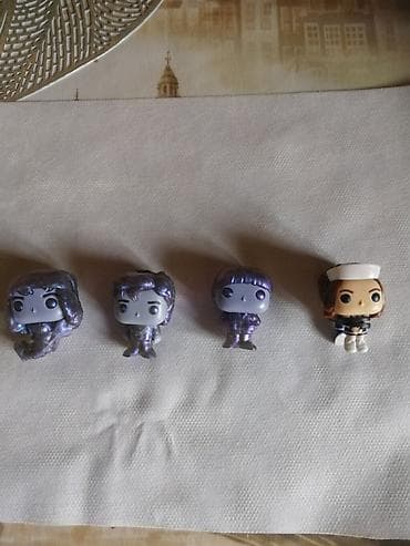 baliqci geyimi: Mini kolleksiya fiqurları – Pop stili vinil heykəlciklər (4 ədəd set) — 5