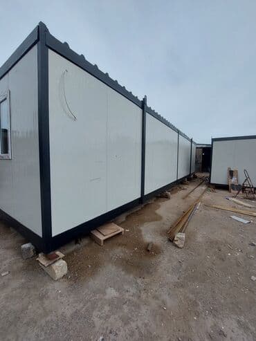 контейнер 40 тонн цена ош: 2.40 x 12.00 metrlik sendiviç ofis. Divar: 50mm Sendiviç Dam: 50mm — 3
