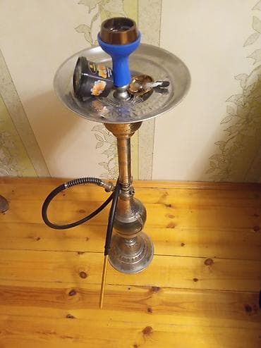 Klassik nərgilə dəsti - Material: əsas gövdə və lülə metal, üstündə — 2