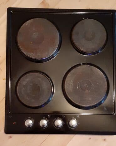 Блендеры: Электрическая плита Встраиваемая, 4 конфорки, Б/у — 1
