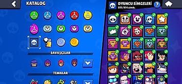 007 first light: Brawl Stars hesabı – zəngin kosmetika və kolleksiya Xüsusiyyətlər: - — 4