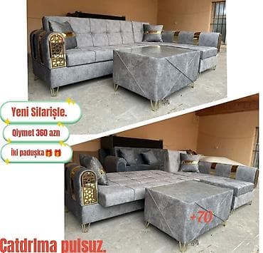 Məhsul: Künc divan dəsti Xüsusiyyətlər: - Model: yeni sifarişlə