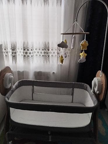 beşiy: Oğlan və qız üçün, Dördbucaq, Beşik, Dəstsiz, Matras ilə, Yellənmə mexanizmsiz — 2