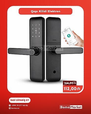Qapı Kilidi Elektron – ağıllı giriş sistemi - Rəqəmsal klaviatura ilə lalafo.az -da Qapı Kilidi Elektron – ağıllı giriş sistemi - Rəqəmsal klaviatura ilə