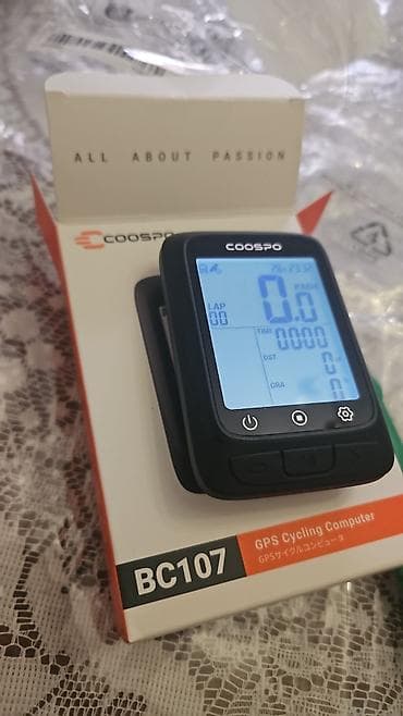 COOSPO BC107 – GPS velosiped kompüteri • Model: BC107 • Stravaya — 1