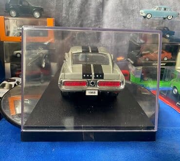metbex tavan modelleri: Коллекционная модель SHELBY MUSTANG GT500KR silver 1968 Road — 4