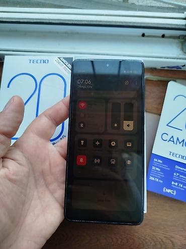texno camon: Tecno Camon 20 Pro 5G, 256 GB, rəng - Qara, Sensor, Barmaq izi, Face ID — 4