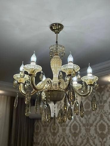 listurlar: Çılçıraq, 8 lampa, Metal — 4