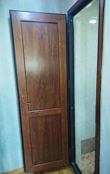 otaq qapsi: Plastik qapı 2 ədəd - Material: plastik - Rəng: tünd qoz (səthin — 2