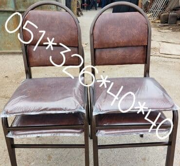 deri parça: Stul 12 azn-den 25 azn dek Istediyiniz stulu istediyiniz olcude — 24