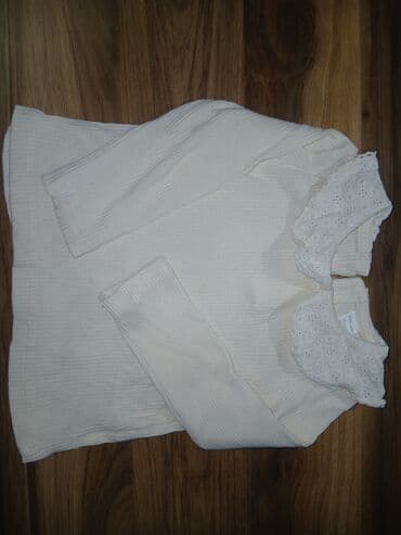 детские нарядные комплекты: Uşaq geyimləri dəsti 1) Narıncı rəngli KIABI kombinezon - Material — 10