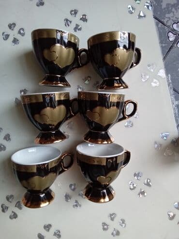 Fincanlar, rəng - Qara, 6 ədədli dəst lalafo.az -da Fincanlar, rəng - Qara, 6 ədədli dəst