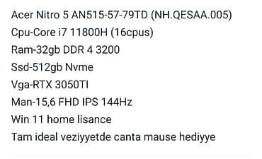 acer x110p: Acer Nitro, 15.6 ", Intel Core i7, 512 ГБ — 3