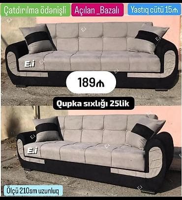 Künc divan, Yeni, Açılan, Bazalı, Parça, Şəhərdaxili pulsuz çatdırılma