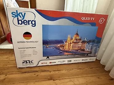 Skyberg 55" QLED Smart TV (Model: 55SBU1) - Ekran: 55 düym, QLED