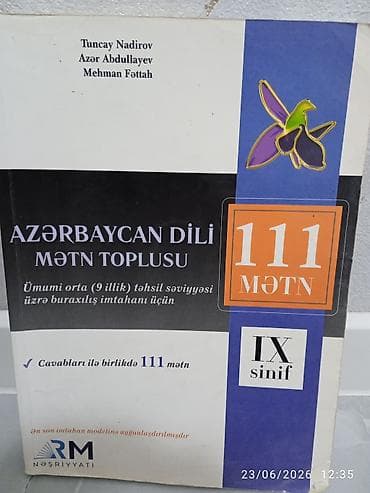 logitech azerbaijan: Məhsul: “Azərbaycan dili – Mətn toplusu (111 mətn), IX sinif” — 1