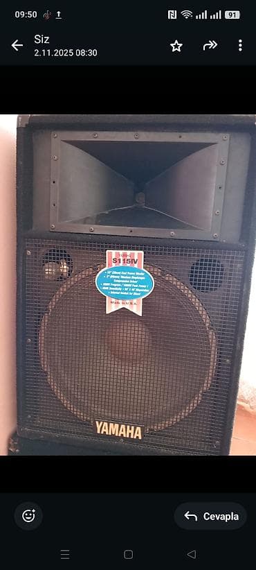 велосипед в аренду: Səyyar Səs Sistemi və Avadanlıq Paketi - Yamaha S115V passiv akustik — 3