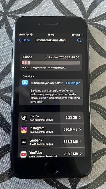 yalançı kamera: IPhone 7, 128 GB, Qara, Barmaq izi — 8