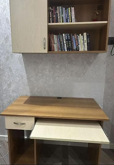 reception masasi: Düz masa, Polkalı, Siyirməli, MDF — 2