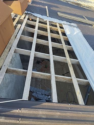 dam ortyu: Peşəkar dam örtüyü və karkas işləri - Çərçivə və karkas: Taxta tirlər — 2