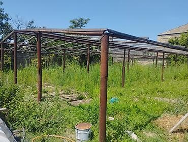demir ferma satilir: Metal konstruksiya – istixana/üzüm çardağı karkası Hündürlüyü 4 metr — 5