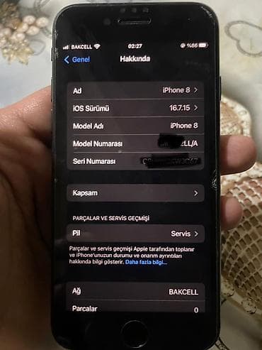 ıphone 8 ekran: IPhone 8, 64 GB, Qara, Barmaq izi — 2