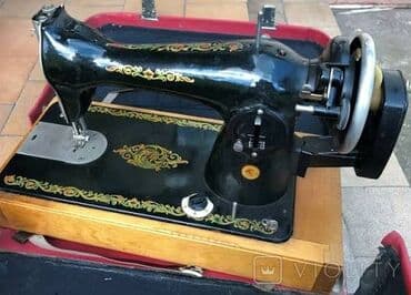 qədim radio: Məhsul: Mexaniki tikiş maşınları (2 ədəd) Təsvir: - Klassik, mexaniki — 4