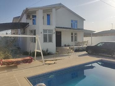 havuzlu villa: 200 kv. m, 6 otaqlı, Kombi, Qaz, İşıq — 1