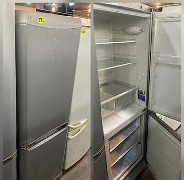 soyu: 2 qapılı Indesit Soyuducu Satılır, rəng - Gümüşü — 1