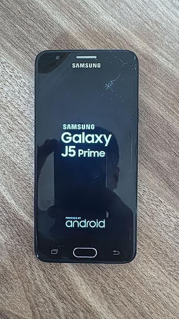 nokia e 72: Samsung Galaxy J5 Prime, 16 GB, rəng - Qara, Qırıq — 2